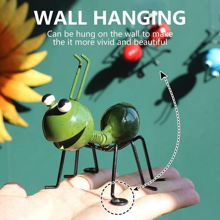 4Pcs Dancing Ant Garden Decor – Bouncy Metal Yard Art - DHACTIVE 3