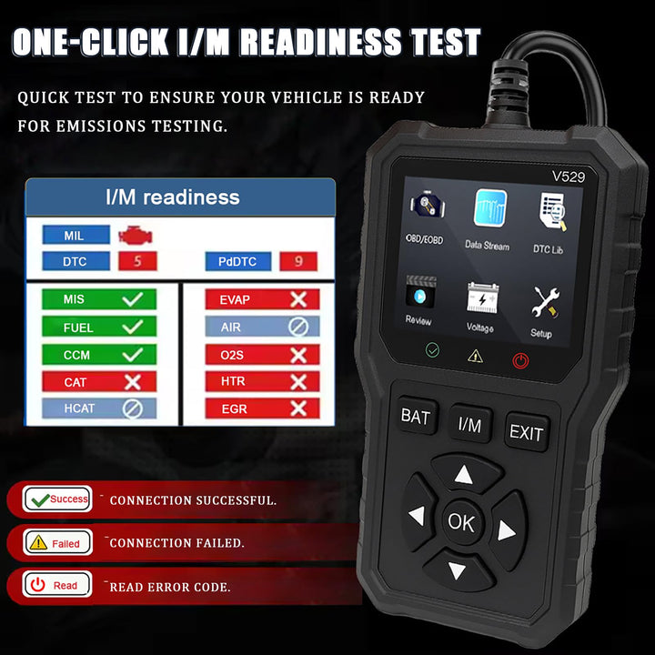 Velloraco™ Professional Plug-and-Play Engine Fault Code Scanner