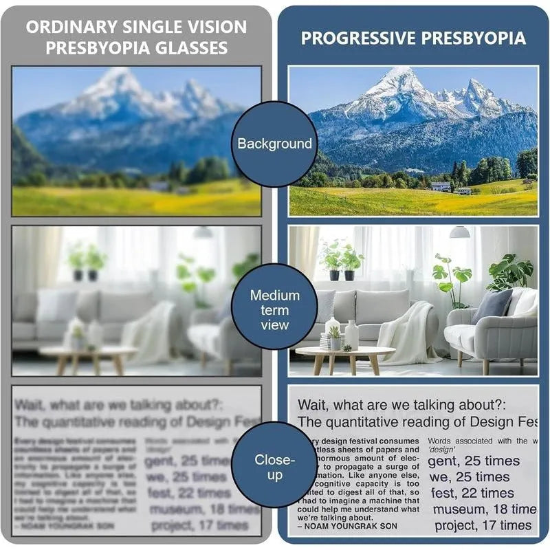 Auto-Zoom Reading Glasses – Ergonomic &amp; Anti-Blue Light