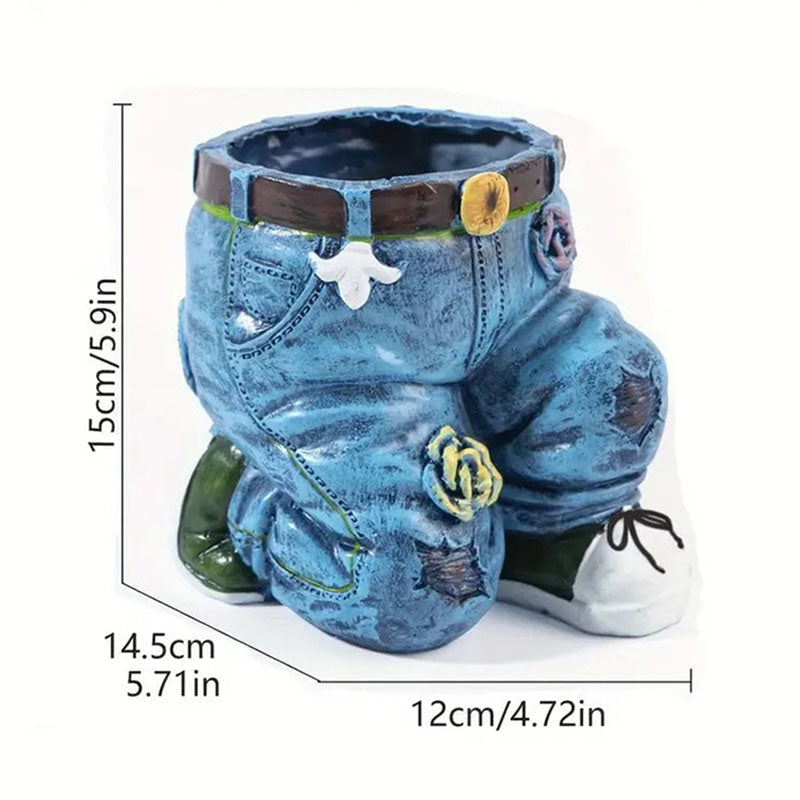 Creative 3D Jeans Shaped Flower Pot - DHACTIVE 8