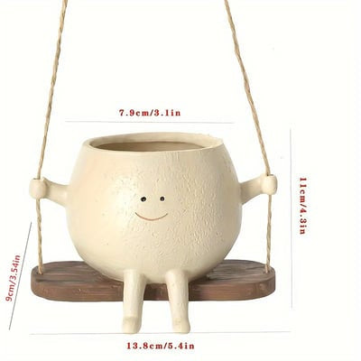 Smiley Face Planter Pot - DHACTIVE 8