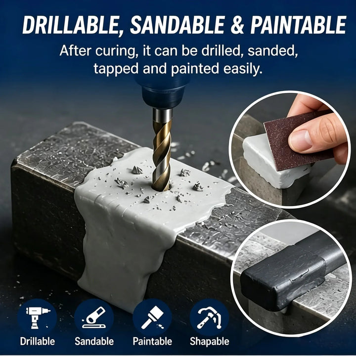 Epoxy Repair Putty – Steel-Strength Bond for Wood, Metal &amp; PVC