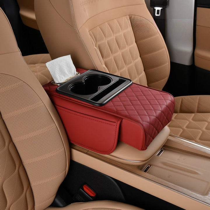 5-in-1 Car Console Organizer &amp; Armrest Pad – Anti-Fatigue Storage for Essentials - DHACTIVE 7