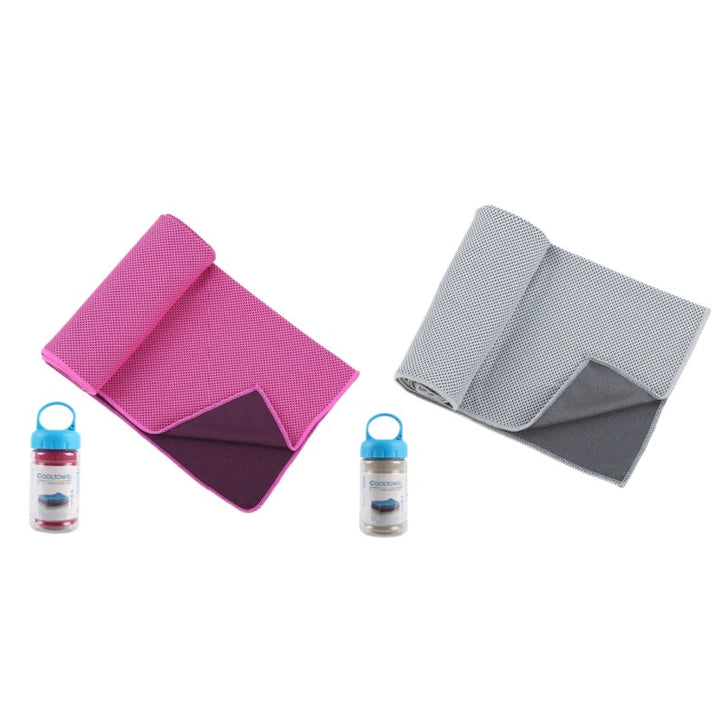 2-Pack Cooling Towels – Hyper-Evaporative Microfiber for Hot Days - DHACTIVE 12