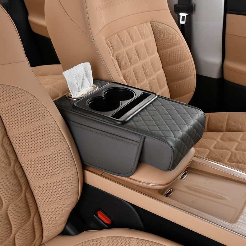 5-in-1 Car Console Organizer &amp; Armrest Pad – Anti-Fatigue Storage for Essentials - DHACTIVE 6
