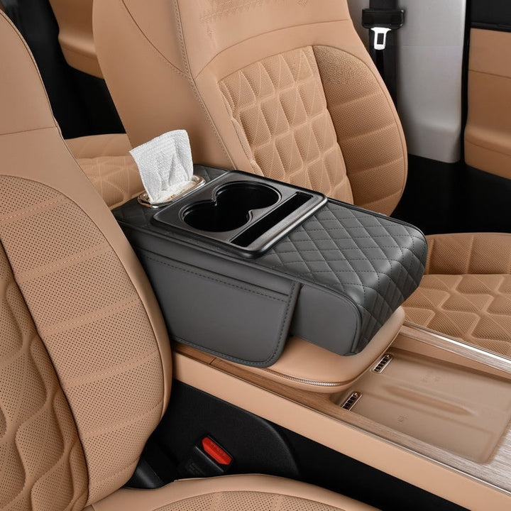 5-in-1 Car Console Organizer &amp; Armrest Pad – Anti-Fatigue Storage for Essentials - DHACTIVE 6
