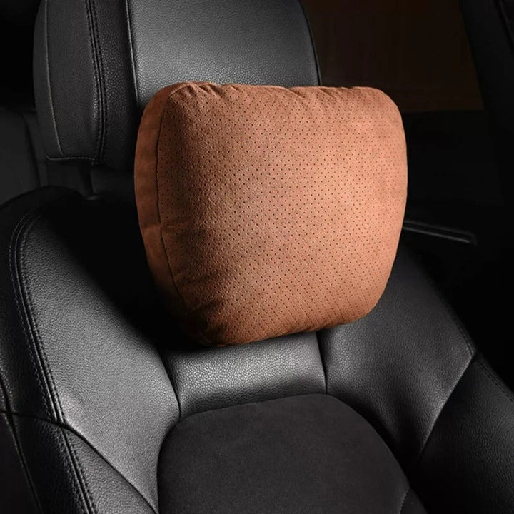 Premium Suede-Touch Car Neck Pillow - DHACTIVE 3