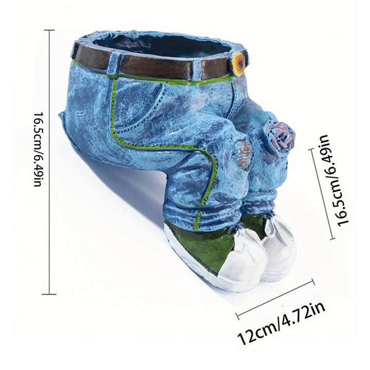 Creative 3D Jeans Shaped Flower Pot - DHACTIVE 9