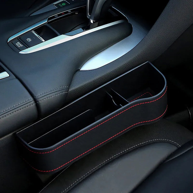 PU Leather Car Seat Gap Organizer, Fill the Console Gap