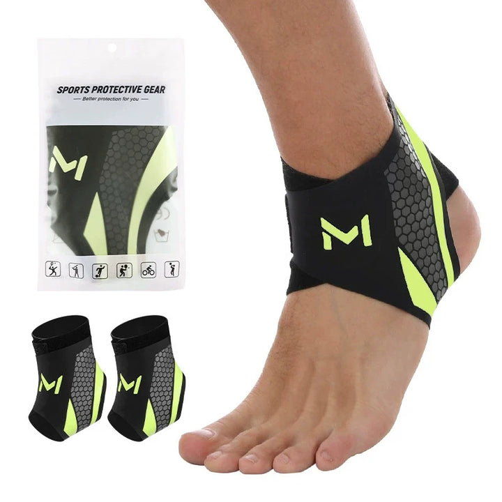 2-Pack Ankle Brace | Adjustable Breathable Support for Running &amp; Recovery