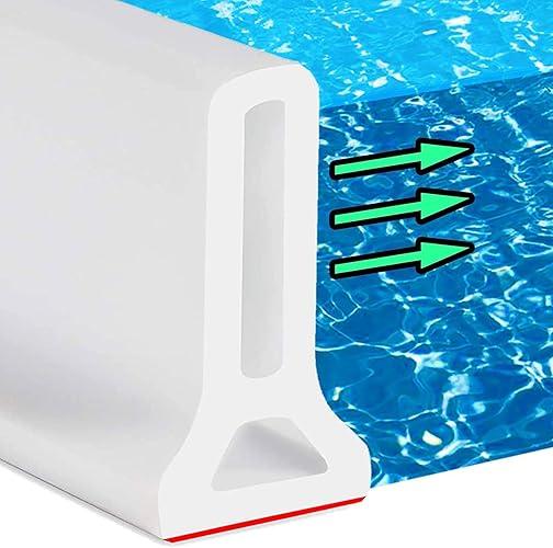 Collapsible Shower Water Dam – Flexible Threshold Barrier for Dry Floors - DHACTIVE