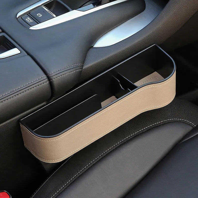PU Leather Car Seat Gap Organizer, Fill the Console Gap