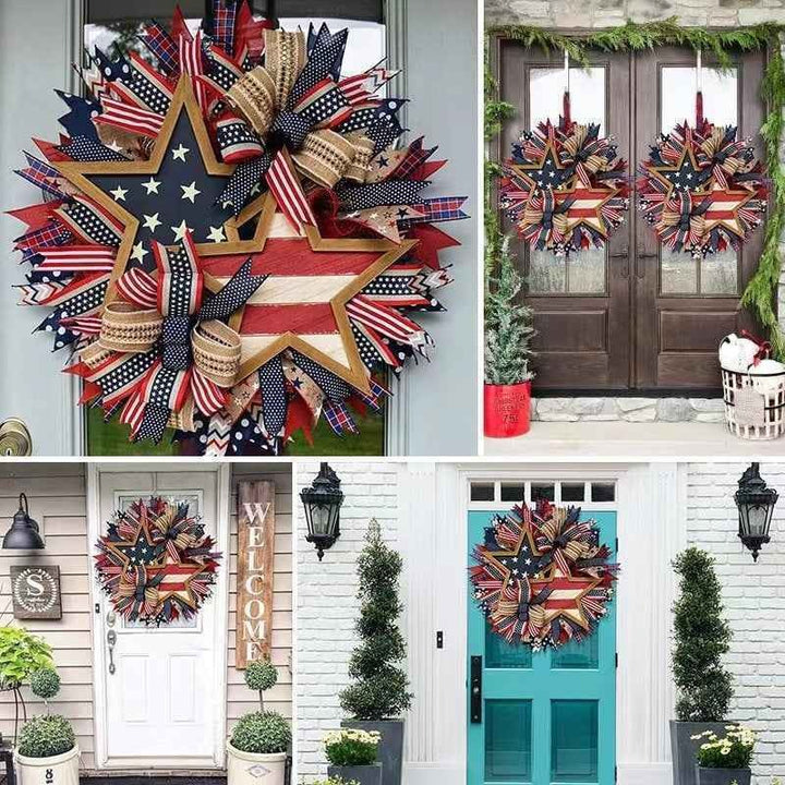 US Sentinels of Honor: 250th Anniversary Hand-Tied Wreath - DHACTIVE