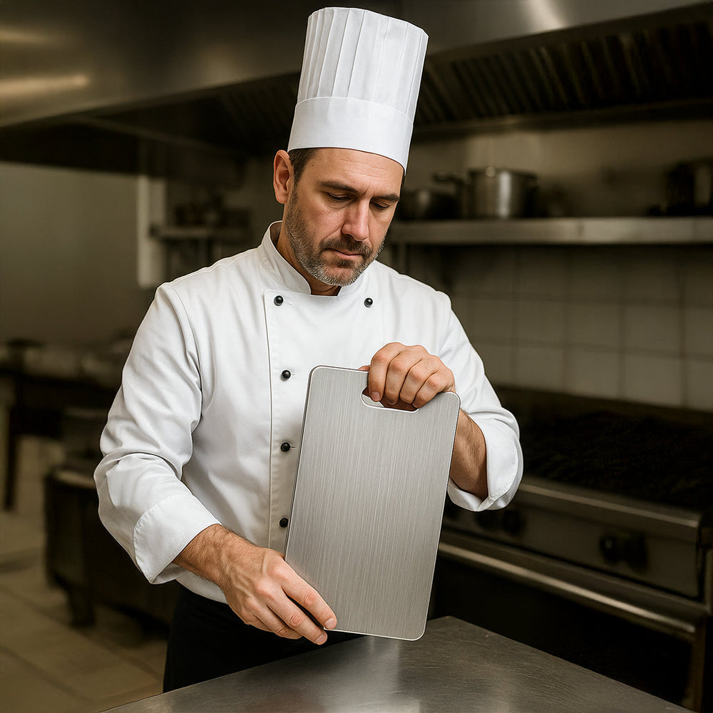 Ultra Thin Stainless Steel CuttingBoards - PFAS Free - DHACTIVE 2