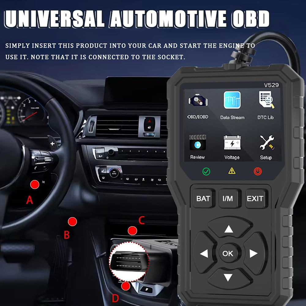 Professional Plug-and-Play Engine Fault Code Scanner - DHACTIVE 2