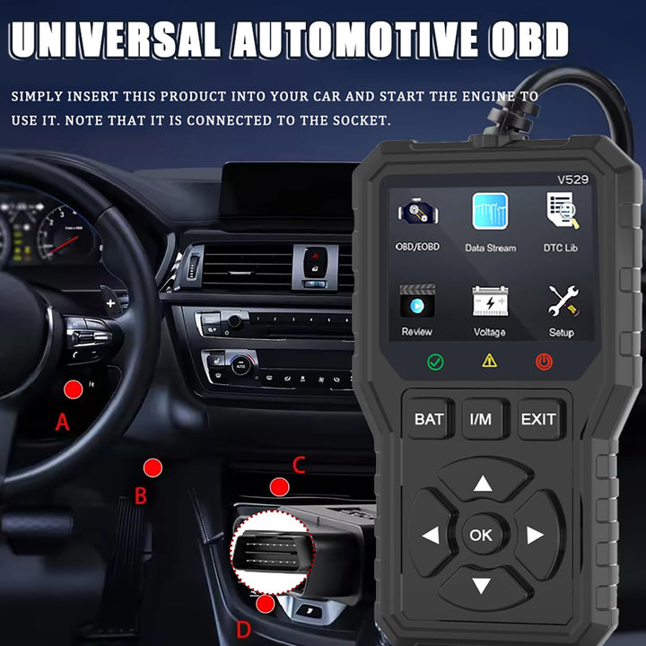 Professional Plug-and-Play Engine Fault Code Scanner - DHACTIVE 2