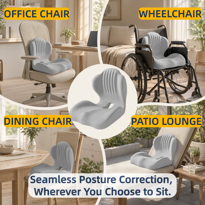 Ergonomic Seat Cushion – All-Day Back &amp; Seat Support - DHACTIVE 4