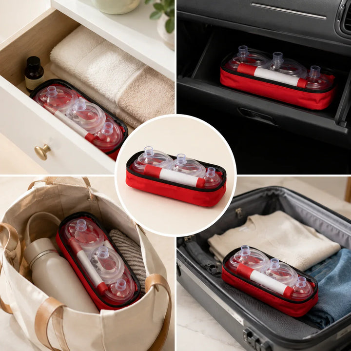 Anti-Choking Suction Rescue Kit for Home | Simple 3-Step Safety Device
