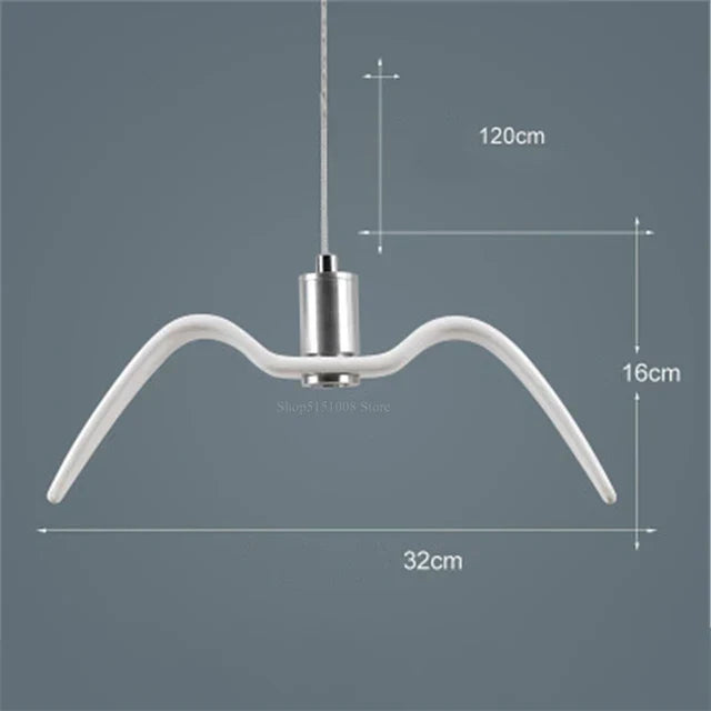 BeakBrilliance - Design Bird Lamp for Unique Interiors - White B1