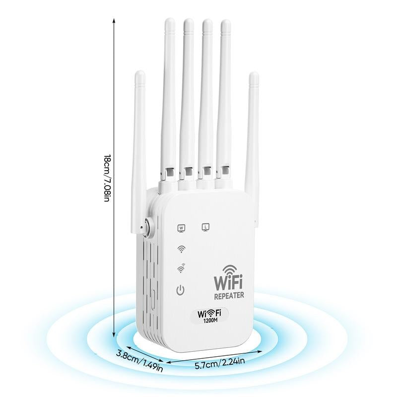 Dual-Band 1200Mbps WiFi Range Extender