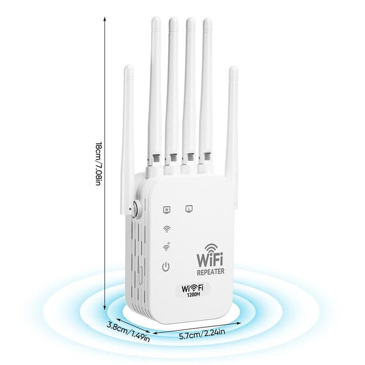 Dual-Band 1200Mbps WiFi Range Extender