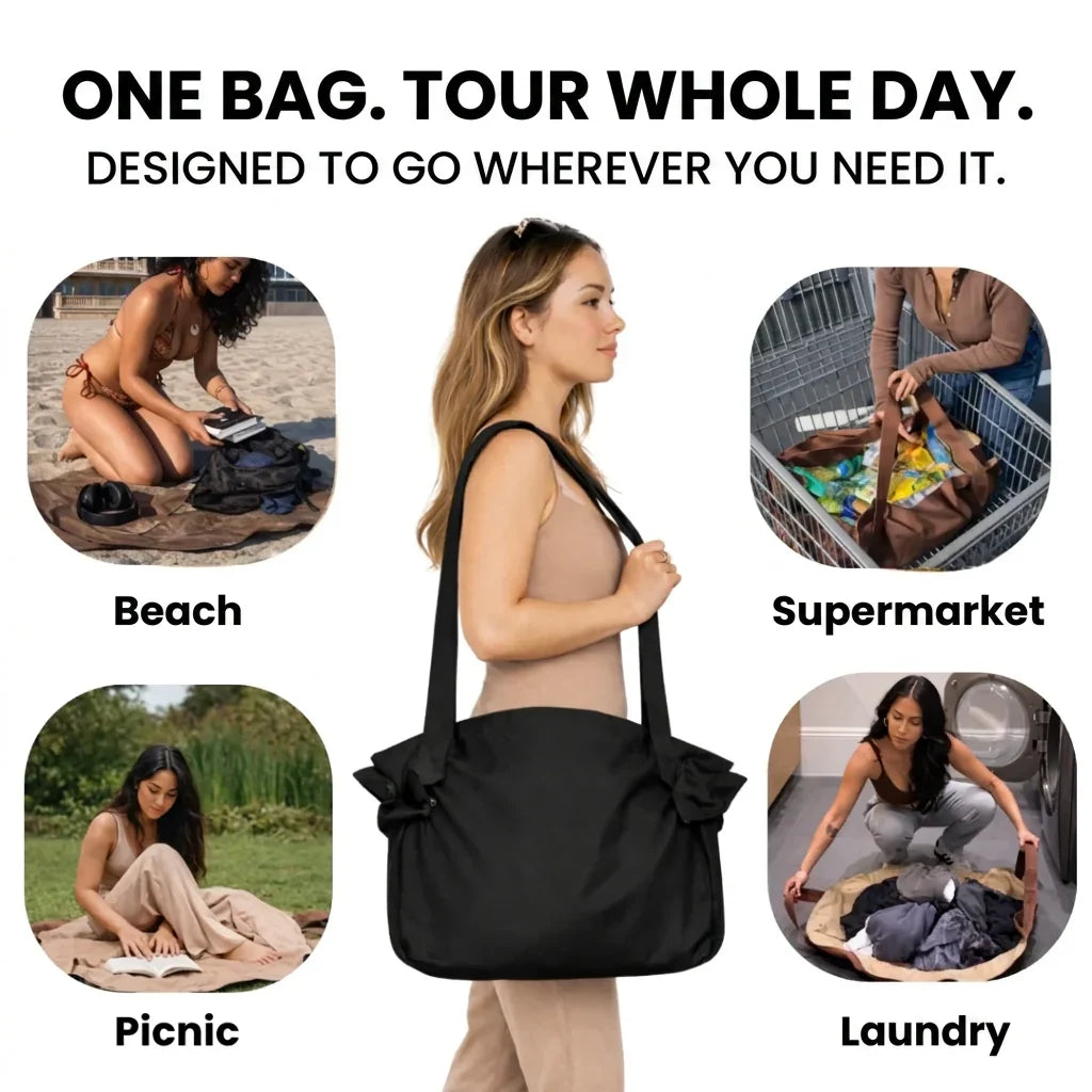 3-in-1 Versatile Smart Travel Bag – Convertible Backpack, Handbag &amp; Shoulder Bag