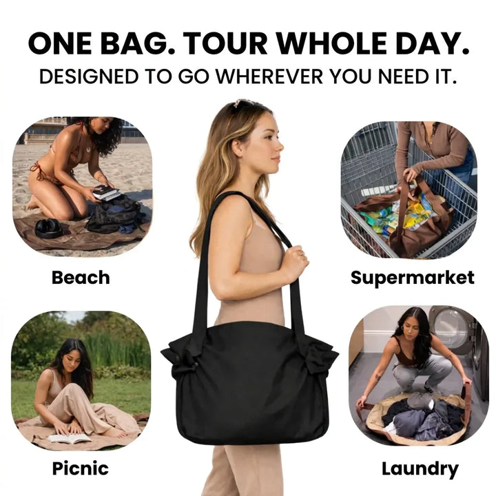 3-in-1 Versatile Smart Travel Bag – Convertible Backpack, Handbag &amp; Shoulder Bag - DHACTIVE 3