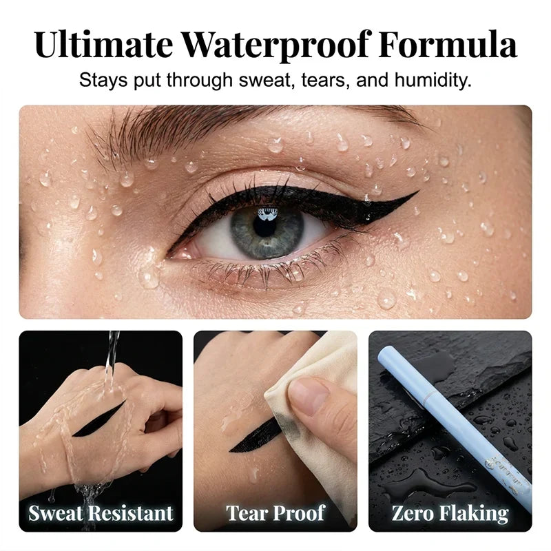 Waterproof Fine Eyeliner Pen Smudge-Proof Eye Makeup