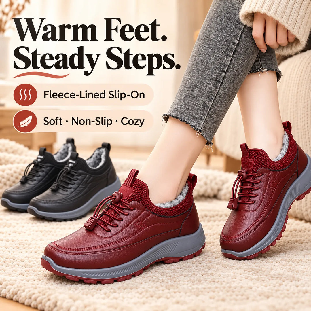 Velloraco LXA290 fleece-lined slip-on shoes image 1