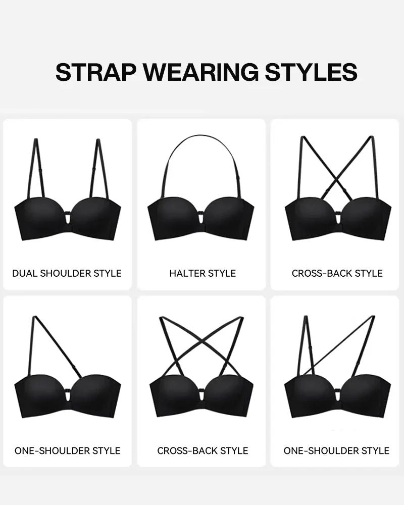 Diagram showing multiple removable strap configurations
