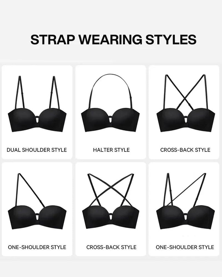 Diagram showing multiple removable strap configurations