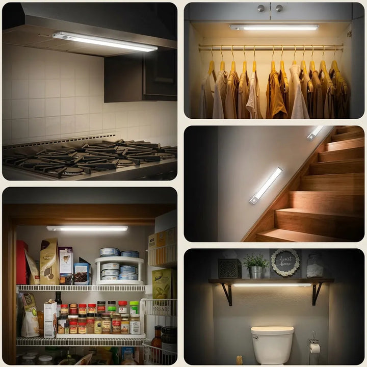 Motion sensor light in six rooms