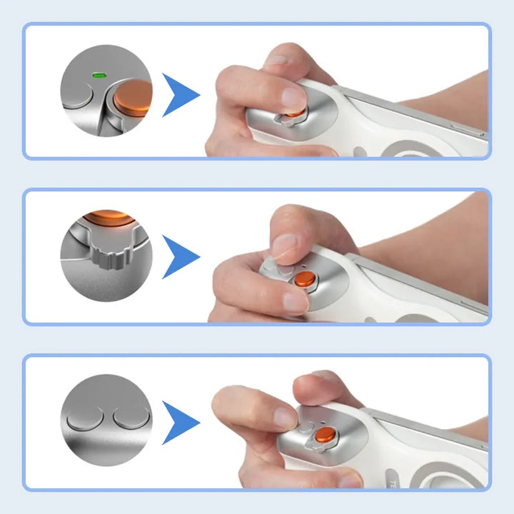 Magnetic Phone Camera Grip with Fill Light – Ergonomic Photo Grip