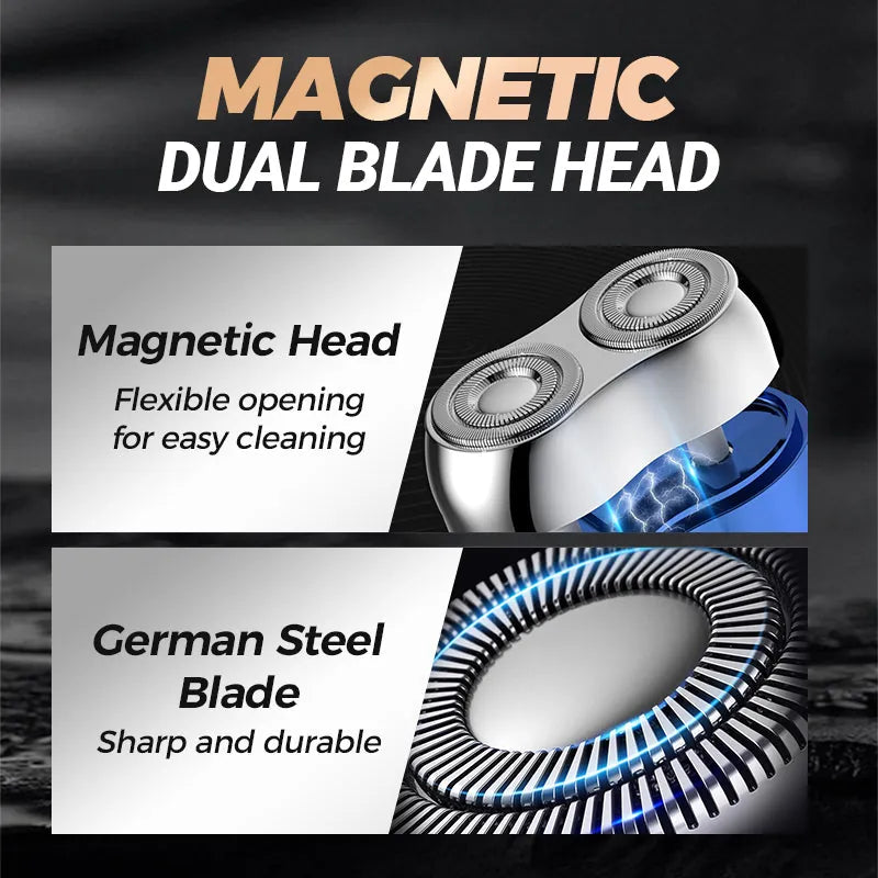 Mini Double-Head Electric Shaver – Pocket-Sized Grooming