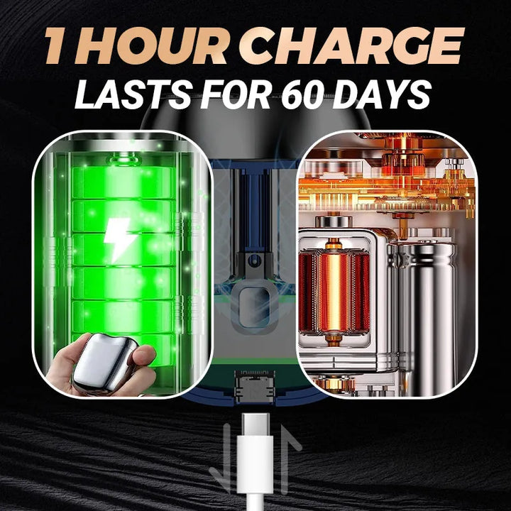 Mini Double-Head Electric Shaver – Pocket-Sized Grooming