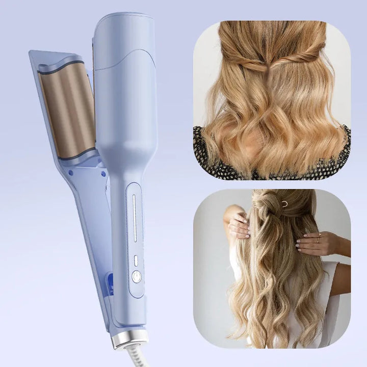 28mm Hair Crimper &amp; Curling Wand with Ionic Technology