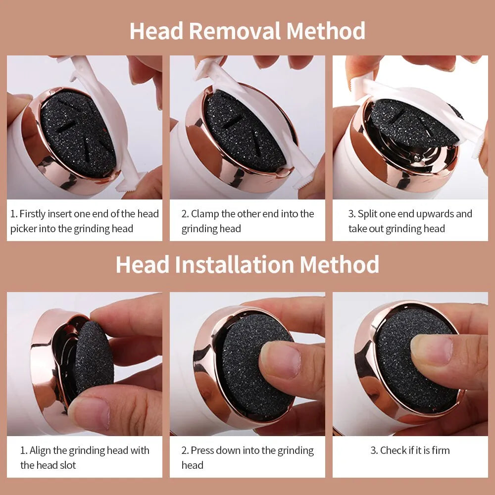 Rechargeable Foot Callus Care Device - DHACTIVE 2