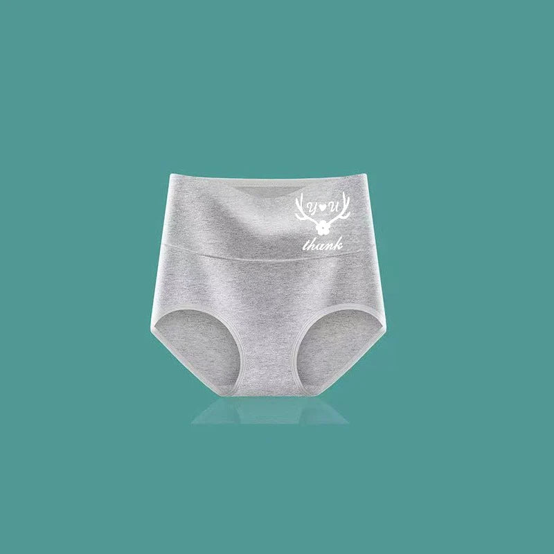 Buy 3 Get 3 Free, Pure Cotton High‑Waist Panties for Everyday Freshness