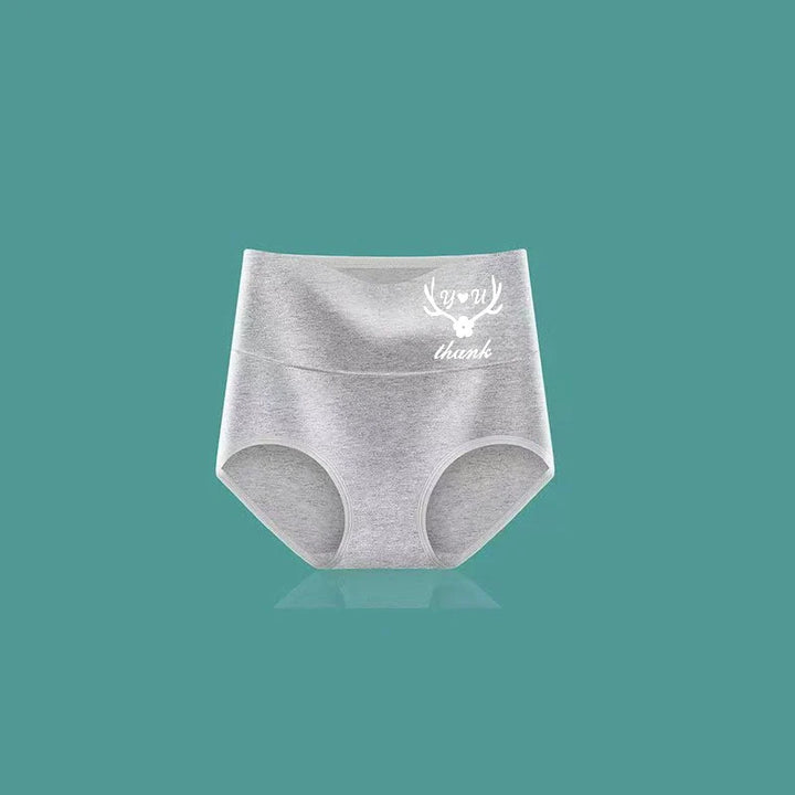 Buy 3 Get 3 Free, Pure Cotton High‑Waist Panties for Everyday Freshness