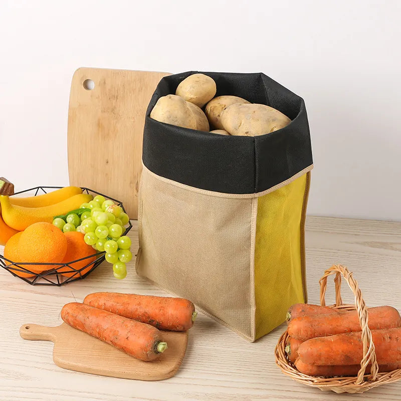Non-Woven Produce Storage Bag – Blocks Light to Stop Sprouting