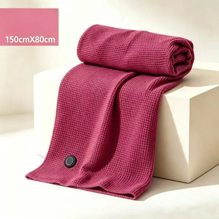 Heated Wearable Blanket with 3 Heat Settings – Hands-Free USB Warmth