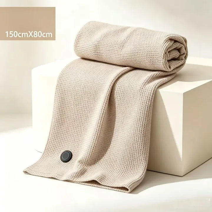 Heated Wearable Blanket with 3 Heat Settings – Hands-Free USB Warmth