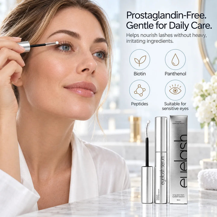 Nourishing Eyelash Serum with Dual-Tip Wand for Fuller-Looking Lashes