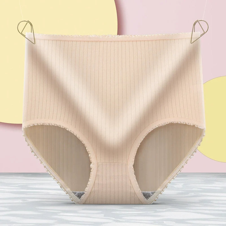 Buy 3 Get 3 Free Pack Plus-Size High-Waist Seamless-Trim Panties for Everyday Ease