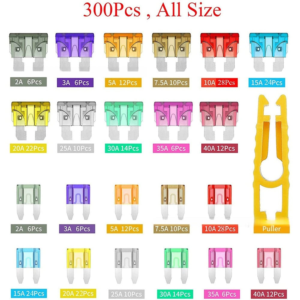 Comprehensive 300-Piece Automotive Blade Fuse Set - DHACTIVE 4