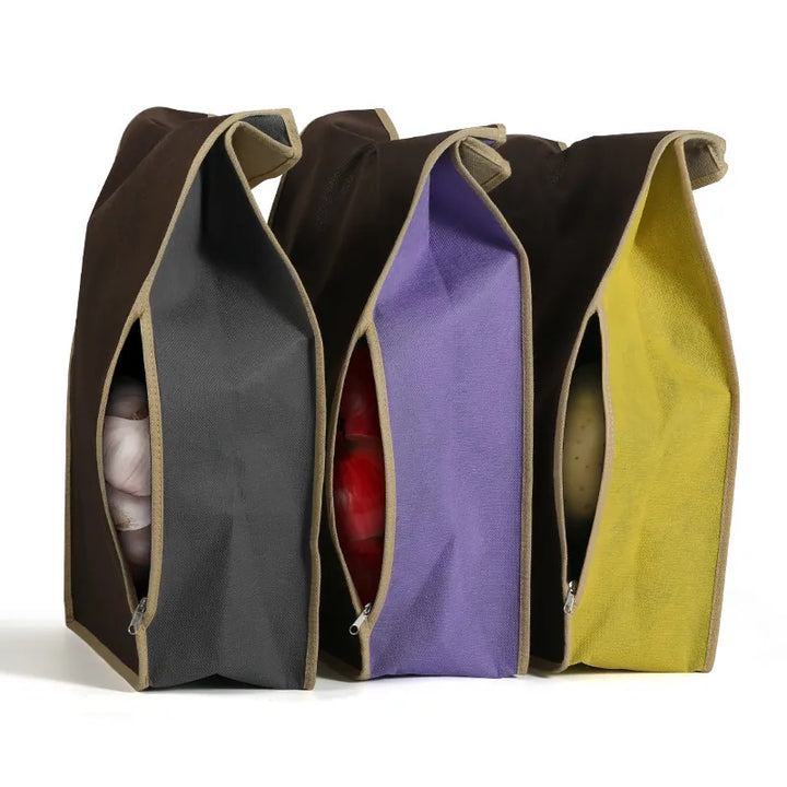 Non-Woven Produce Storage Bag – Blocks Light to Stop Sprouting