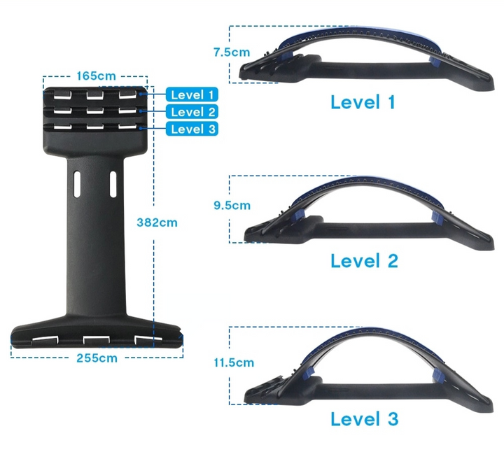 Ergonomic Back Massage Stretch Board - DHACTIVE 9
