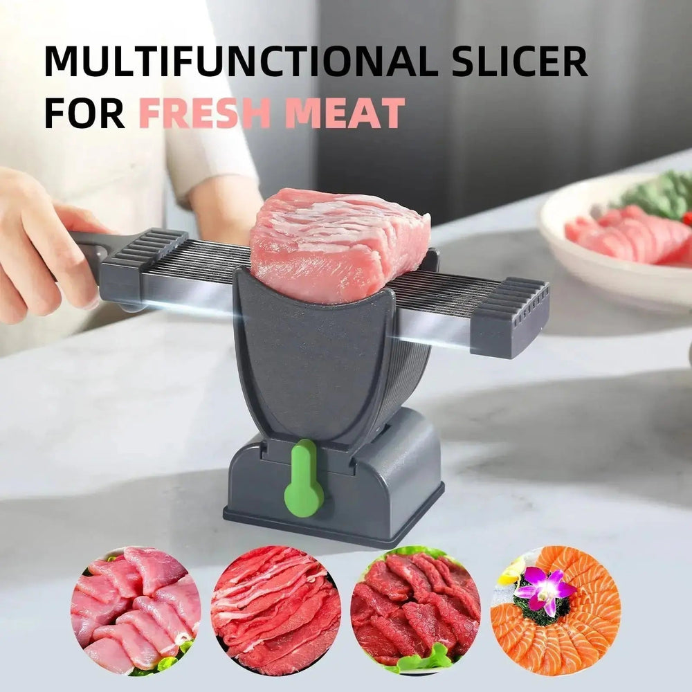 Precise 17-blade meat slicer – uniform professional slices - DHACTIVE 2