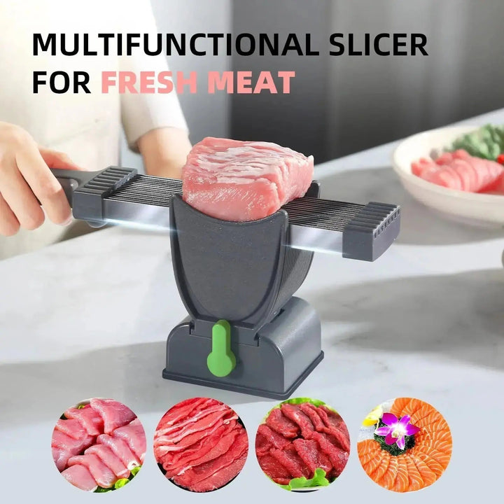 Precise 17-blade meat slicer – uniform professional slices - DHACTIVE 2