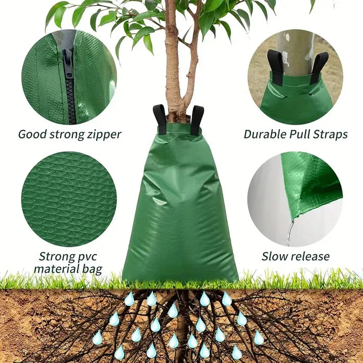 Tree watering bag 20 – 75L capacity – Reusable &amp; Long-term watering – For garden &amp; landscaping care - DHACTIVE 3